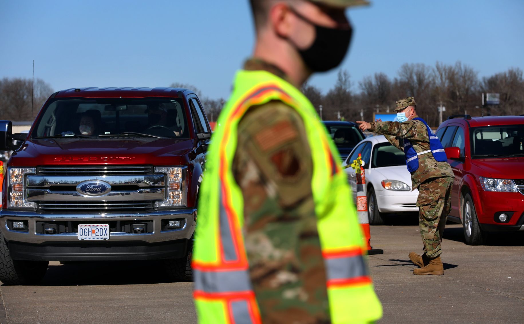 Missouri National Guard staffs first state vaccine clinic in Poplar Bluff